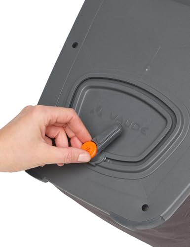 VAUDE Fahrradtasche für Gepäckträger Aqua Back Plus Single 1 x 25 L in schwarz, Hinterradtasche...