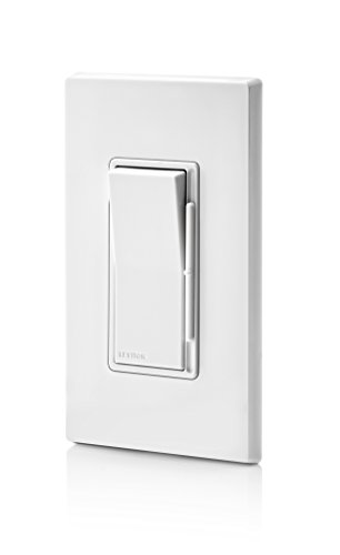 Leviton Dse06-10Z Decora Rocker Slide Electronic Low Voltage Dimmer, White/Ivory/Light Almond, Neutral Required #TOP1