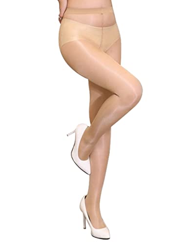 Women 60D Shaping Stockings Plus Size Sexy Pantyhose Flash Oil Shiny Dance Socks Ultra Shimmery Stretch Skinny Tight