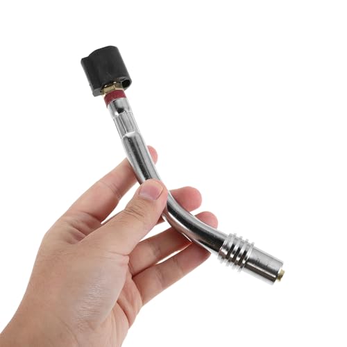 Tubo de cuello curvado para antorcha de soldadura Mig repuesto ligero 4