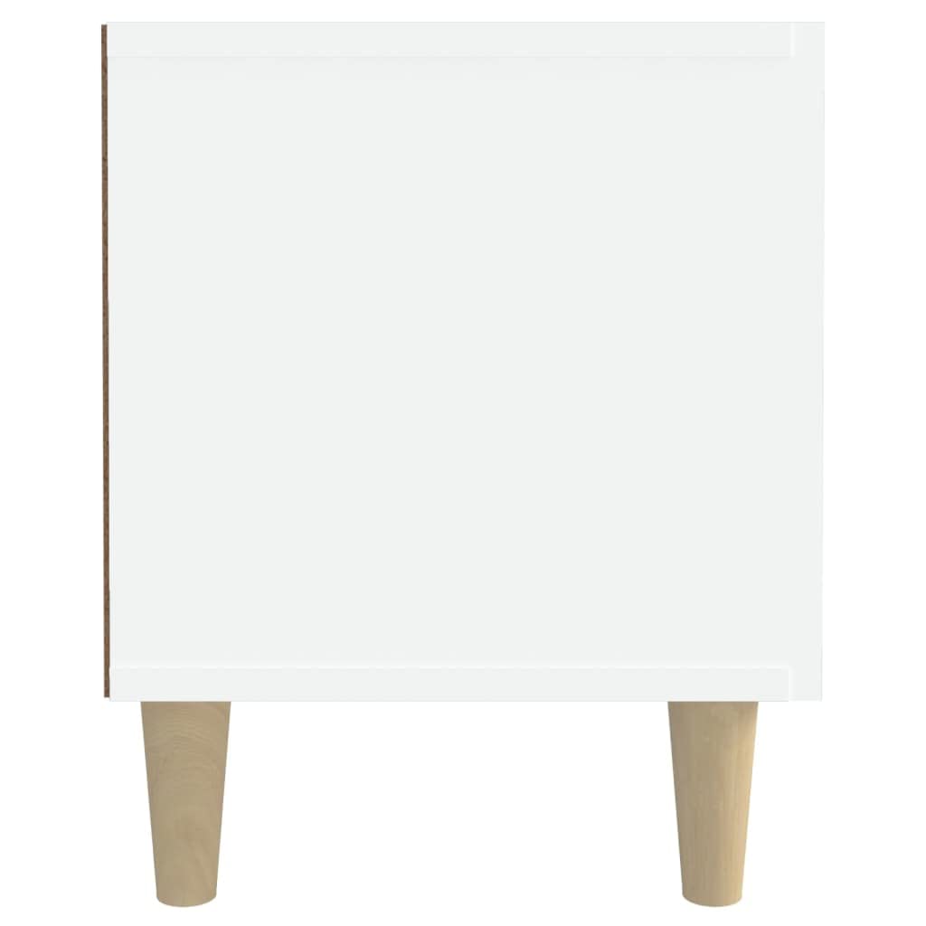vidaXL Meuble TV Blanc 180x31,5x40 cm Bois d'ingénierie