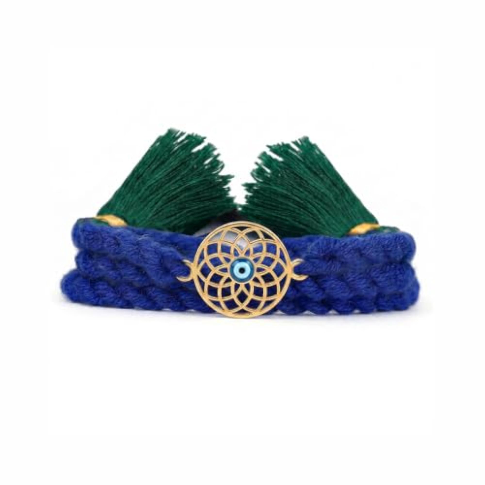 Pure 925 Mandala Chakra Rakhi for Bhai, Sacred Design