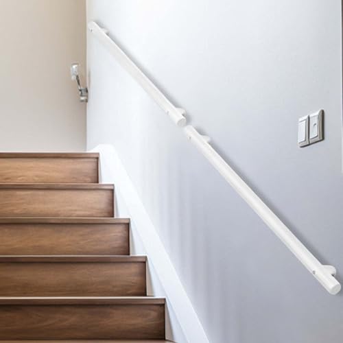 Rambarde d'escalier en bois avec supports solides pour balustrade extérieure
