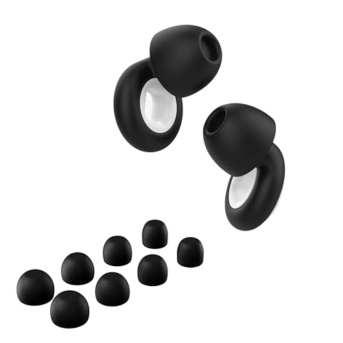 ModusTech High-Fidelity Noise Reduction Earplugs – 17dB Noise Cancelling Ear Plugs for Concerts, Musicians, Festivals, Sports & Nightlife | Comfortable & Reusable Ear Protection (Black)