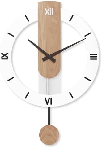 Reloj de Pared Salon, Reloj Pared Grande 40 * 55cm con Péndulo, S...