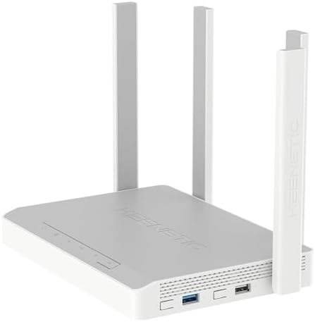 Keenetic Titan AX3200 Wi-Fi Mesh Ebeveyn Kontrol Fiber VPN Router...