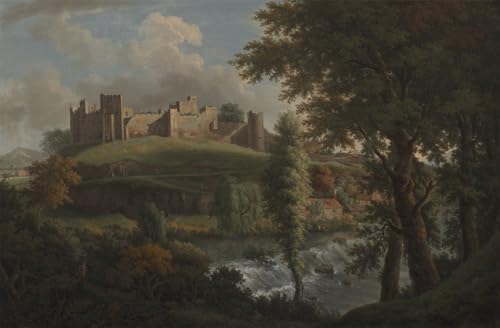 Tableau Château de Ludlow posters et art décoration chambre vintage 60x90