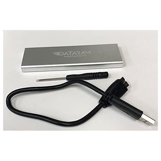 Dataram External SSD Enclosure for The 2012 MacBook Pro EMC 2512 & EMC 2557, 2013 Apple MacBook Pro EMC 2672 & EMC 2673