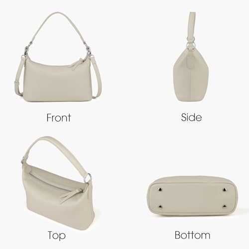 Genuine Leather Hobo Bag for Women, Small Shoulder Bags and Hobo Crossbody Bags for Women with Adjustable Strap2
