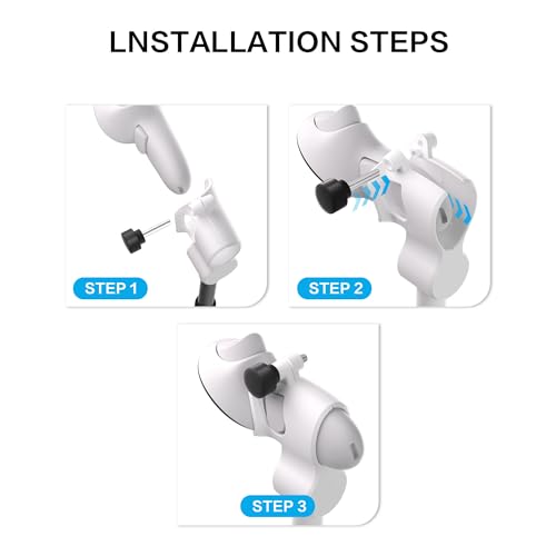WOUMNTT Golf Club Attachment Compatible with Meta Quest 3/3S Controllers, Left & Right VR Golf Handle Accessory with Non-Slip Rubber Grip, Realistic Golf Simulator Experience for Q3S/Q3 VR Gaming - image 6