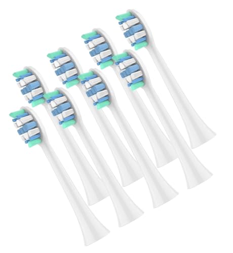 Tête de brosse électrique compatible Philips Sonicare (lot de 8) pour modèles 4100 et 6100