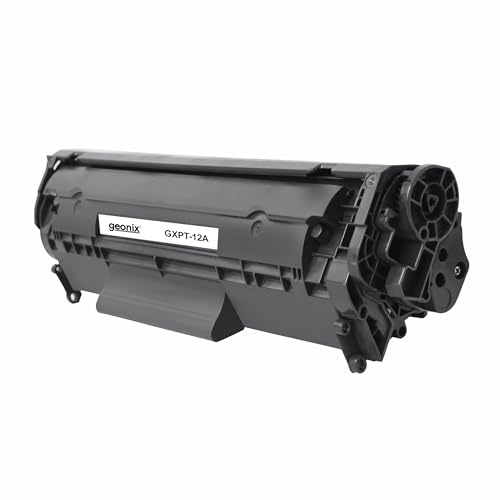 Image of GEONIX 12A Laser Printer Cartridge Compatible with 1020, M1005, 1018, 1010, 1012, 1015, 1022, 1022N, 1022NW, 3015, 3020, 3030, 3050, 3050Z, 3052, 3055 / 12A Cartridge /Black