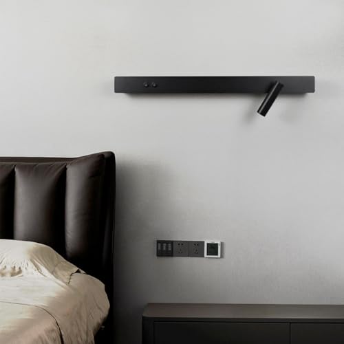 Foco moderno LED de pared en aluminio ajustable con doble interruptor de diseño minimalista 7