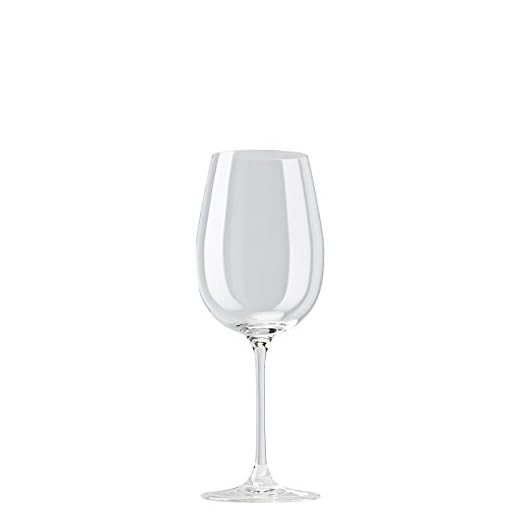 Rosenthal DiVino Glatt Rotwein Bordeaux Glas 24,2 cm, 0,58 l, elegantes Kristall-Rotweinglas, schlichter & minimalistischer Stil, hochwertige Verarbeitung