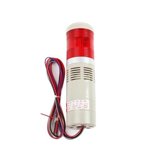 LED Lamps DC 12V 24V AC 110V 220V Safety Stack Lamp Red Flash Industrial Tower Signal Light LTA-505 1 Layer Tower(110V Flash Light,LED Amber)