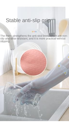 Image of Zapsol Silicon Toilet Cleaning Brush with Hand Gloves Combo (Multicolor)