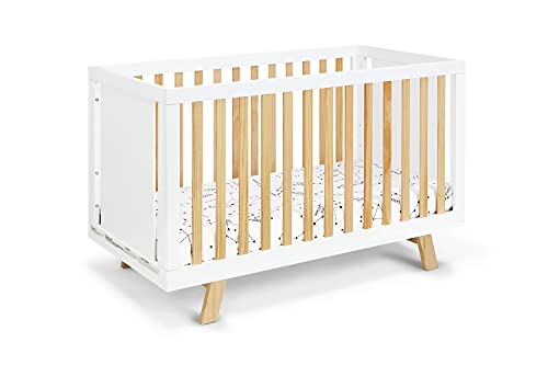 Suite Bebe Livia Convertible Crib In White & Natural #TOP2