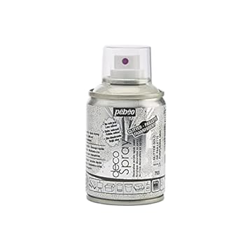 Pebeo 100ml Deco Spray, Acrylic, Glitter Gold, 10.5 x 5.2 x 5.2 cm, 093793
