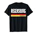 Regensburg Retro Germany Flag Travel Souvenir Vintage T-Shirt