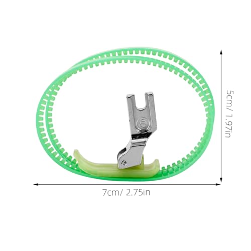 Pie de prensa doble con rodillo para máquina de coser miniatura 4