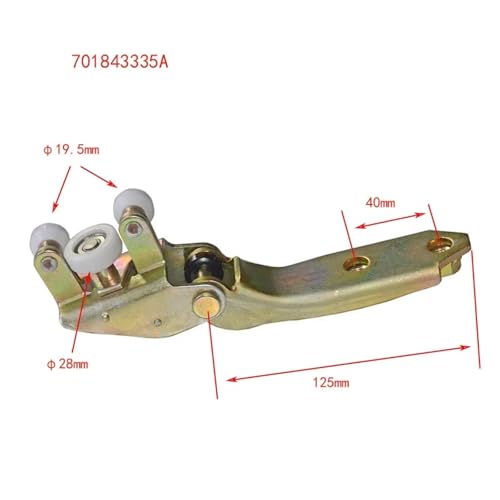 Bisagra de puerta corredera lateral izquierda compatible con VW Transporter T4 5