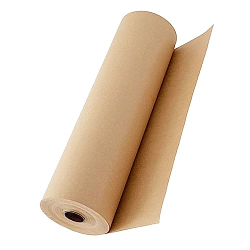 DIYEAH Yellow Kraft Paper Rolls 30m for Wrapping Flower Arrangement DIY Craft