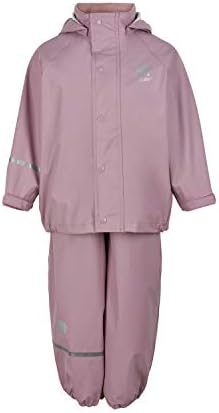 CeLaVi Kids Rainsuit for Boys/Girls with Detachable Hood, Waterproof Raincoat and Pants - Ideal for Rain and Snow