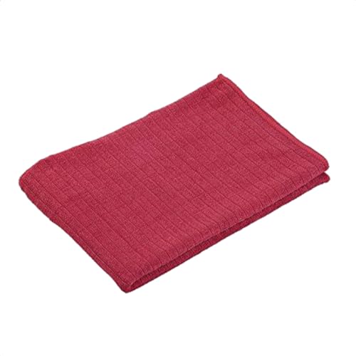 Gözze - Geschirrtuch-Set, 3-teilig, Mikrofaser-Poliertuch, 50 x 70 cm - Bordeaux