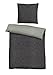 biberna 0840500 Wende-Bettwäsche Garnitur mit Kopfkissenbezug Melange-Flanell, , 2 Stück, 1x 135x200 cm + 1x 80x80 cm, titanium MI 4 günstig Kaufen-biberna 0840500 Wende-Bettwäsche Garnitur mit Kopfkissenbezug Melange-Flanell, , 2 Stück, 1x 135x200 cm + 1x 80x80 cm, titanium