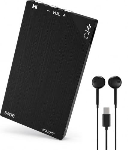 Image of DDLC Digital Mini Voice Recorders -Small Hidden Spy Super Long Storage Capacity 64GB | Date & Time Stamp | Easy to Use | Crystal Clear Sound Digital Recording Mp3 Player (DVR 64GB)