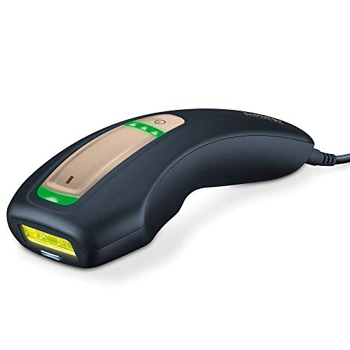 Beurer IPL 5800 Pure Skin Pro Haarentfernungsgerät, dauerhafte Haarentfernung durch IPL-Technologie, für Körper, Gesicht, Bikinizone, mit App, schwarz