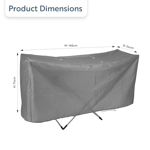 Minky SureDRI 12m Winged Heated Airer Cover, Retains Heat for Faster Drying, Air Vents For Air Circulation, 100% Polyester, Cover Only - Image 2