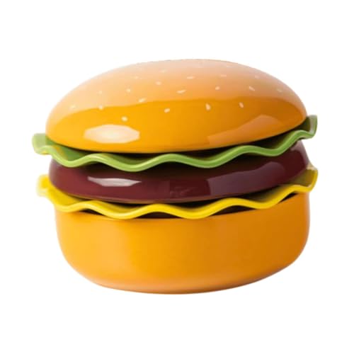 Sharplace Ceramic Sinwerware Juego de hamburguesas apilables Juego de tazón con vajilla de tapa para cocina Sharplace Ceramic Sinwerware Juego de hamburguesas apilables Juego de tazón con vajilla de tapa para cocina