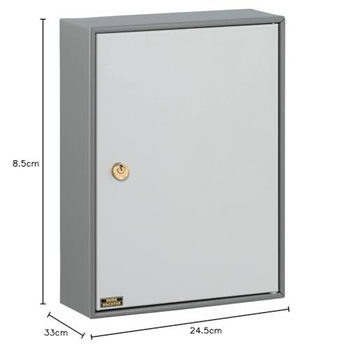 Armario portallaves Burg-Wächter con 74 ganchos y caja de seguridad de 330x245x85mm 3