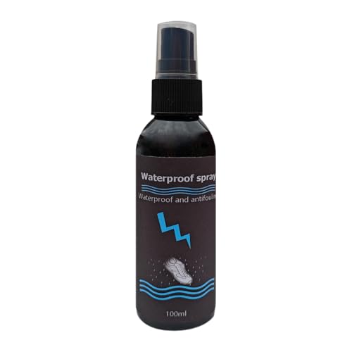 Besreey Spray impermeable para zapatos, spray impermeable para zapatos, 100 ml, spray impermeable para maletero, cuidado de peces de lluvia y antimanchas para lona, zapatillas, tiendas de al