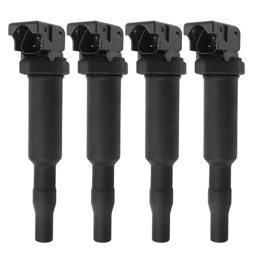 JUUDDENPARTS 4Pcs UF592 UF571 Ignition Coil Packs, Car Ignition Coils Replacement for Citroen C3 C4 C5 DS3 Replacement for Mini R55 R56 R57 R58 R59 R60, Replacement for Peugeot 207 CC 2008