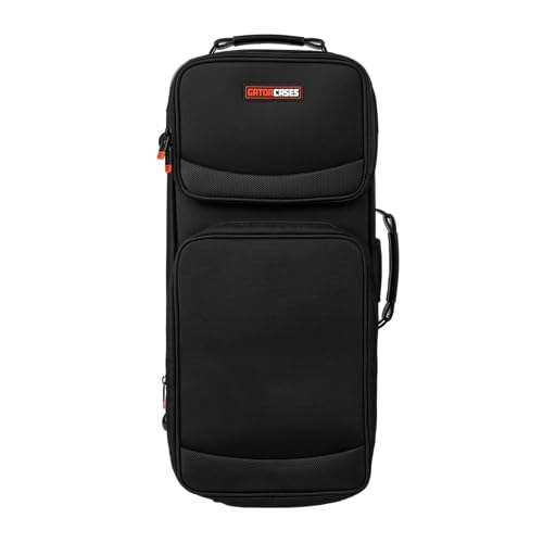 Gator Cases Adagio Pro Series Lightweight Case with Contour Molded Foam Interior for Alto Saxophones and Hideaway Backpack Straps, (GL-ALTOSAX-PRO)
