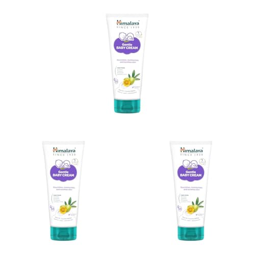 Image of Himalaya Gentle Baby Cream 200ml with Olive Oil, Giloy & Licorice | pH 5.5 | No. 1 Doctor Recommended Baby Cream | Hypoallergenic | Nourishing Baby Face Cream & Moisturizer for All Skin Types