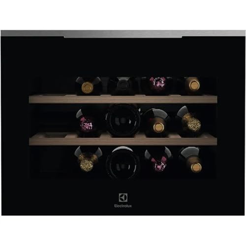 Electrolux KBW6X - Cantinetta Vino, 15 Bottiglie, Statico, Nero, Classe energetica F