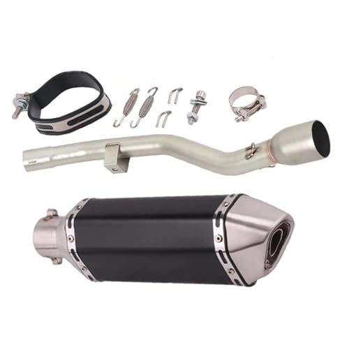 �r�C�ǂ��������� �I�[�g�o�C�p�C�v �T�C�����T�[�`���[�u �r�C ���O���\�}�t���[ ���ԃ����N�p�C�v�t�� �ɓK�����郄�}�n WR 125 R WR125X 2009-2017 2016 2015 2014 2013 2012 2011(Black-Chr