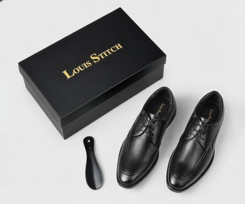 Image of LOUIS STITCH Men's Formal Lace-Up Derby Shoes | Formal Lace-Up Shoes for Men | Business & Occasion Wear | LSVSWC-2