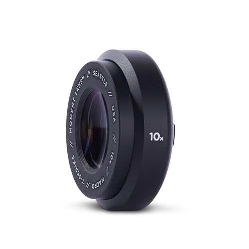 Moment Objectif macro 10x - Objectif mobile T-Series pour iPhone, Pixel & Galaxy - Capture de gros plans extrêmes [Série T]