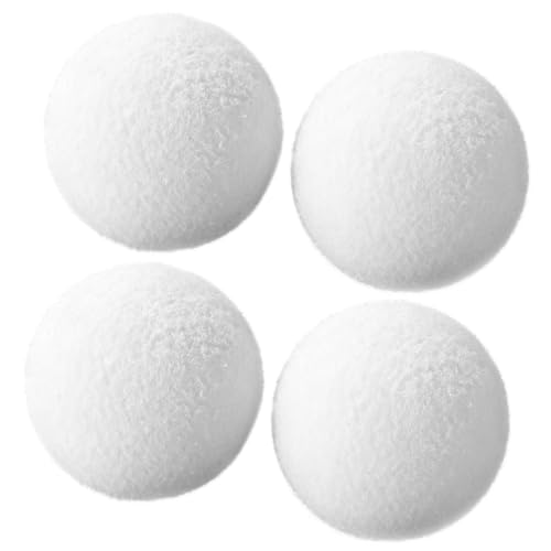 4 Pack Scum Absorber Balls for Spas Hot Tub Reusable 3 Inch Hot Tub Absorber Ball of Scum Washable Hot Tub Oil Spa Absorber Ball of Scum Spa Sponge Balls for Scum Removal Hot Tub Spa Accessories