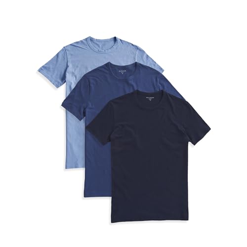 Mott & Bow 3 Pack Classic Crew - Driggs - 3 Pack (1 Baltic Blue - 1 California Blue - 1 Navy) - L