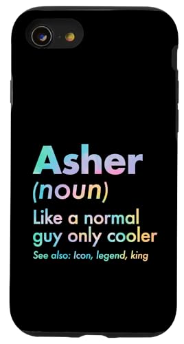 Asher Like A Normal Guy Only Cooler Legend King �t�@�[�X�g�l�[�� �X�}�z�P�[�X iPhone SE (2020) / 7 / 8 �p