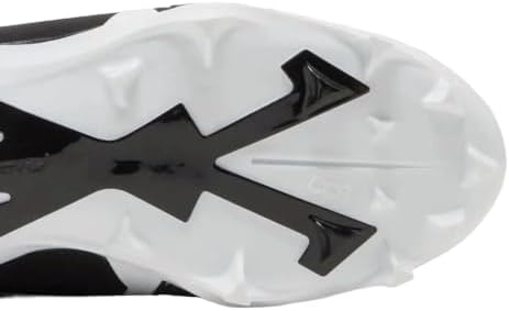 Nike Alpha Menace Pro 3 Mid Wide Men's Football Cleats Black White DH3292-001 Size 14 W (Wide) — view 4