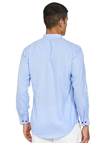 Image of Luxrio Kurta for Men Cotton Blend Short Solid Slim Fit