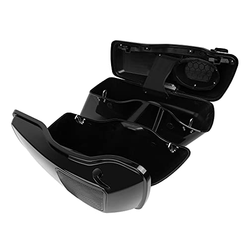 Kit de Tapa de Bocina para Alforjas Estiradas de 5" con Bra para Alforjas, Recortes para Bocinas 6" x 9", para Harley Davidson Touring Road King, Road Glide, Street Glide y Select CVO 2014 en adelante miniatura 5