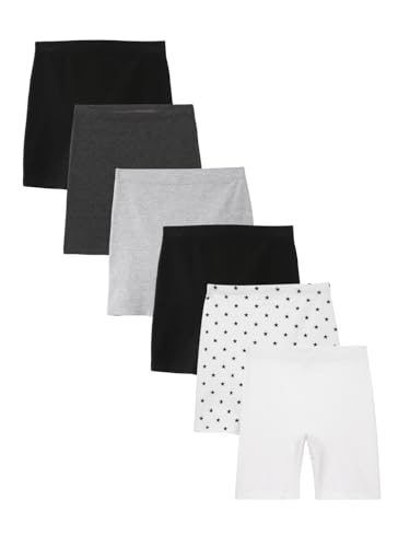 Image of mackly Girls Inner Shorts (Pack of 2) | 2-in-1 Seamless Panty Shorts with Gusset | Soft Breathable Base Layer for Dresses, Skirts