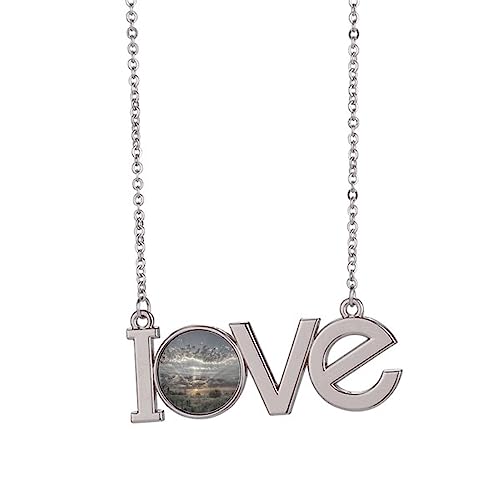 Collier nuages gris ciel blanc foncé M pour porter un bout de ciel